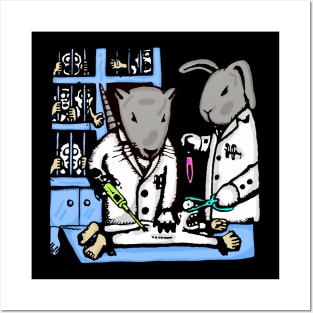 Animal Testing Punk Patches Posters and Art